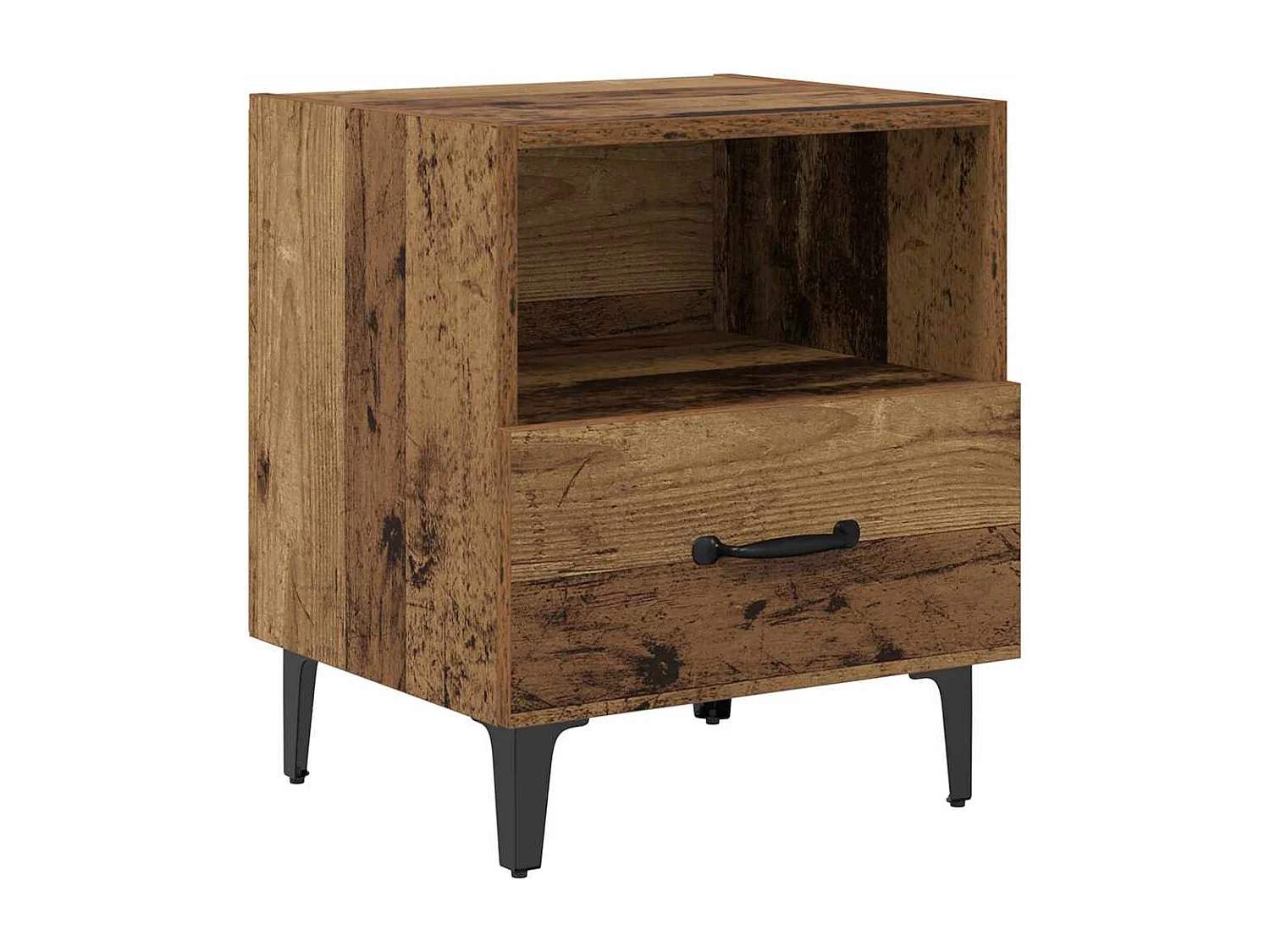 Cabinet de chevet 2 pcs Bois ancien 40 x 35 x 47.5 cm