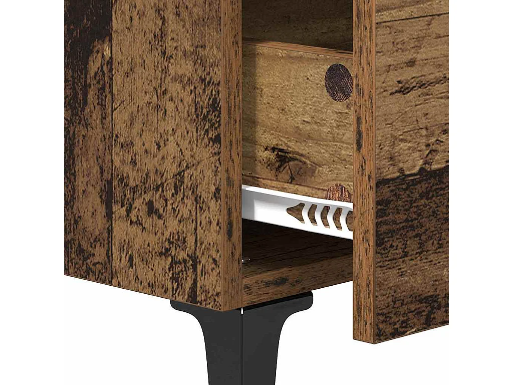 Comodino 2 pezzi Legno antico 40 x 35 x 47,5 cm