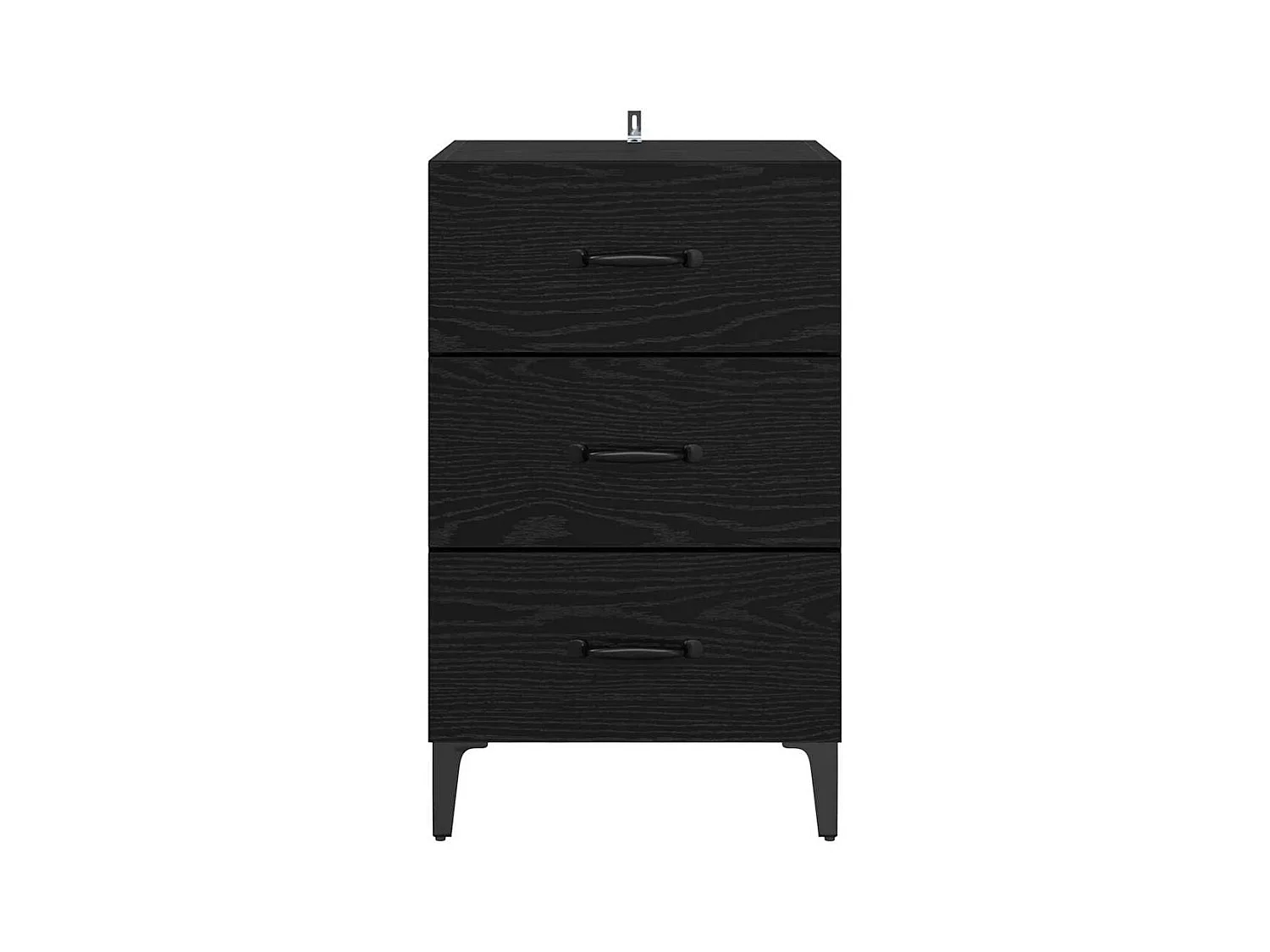 Cabinet de chevet Chêne noir 40 x 40 x 66 cm Bois d'ingénierie