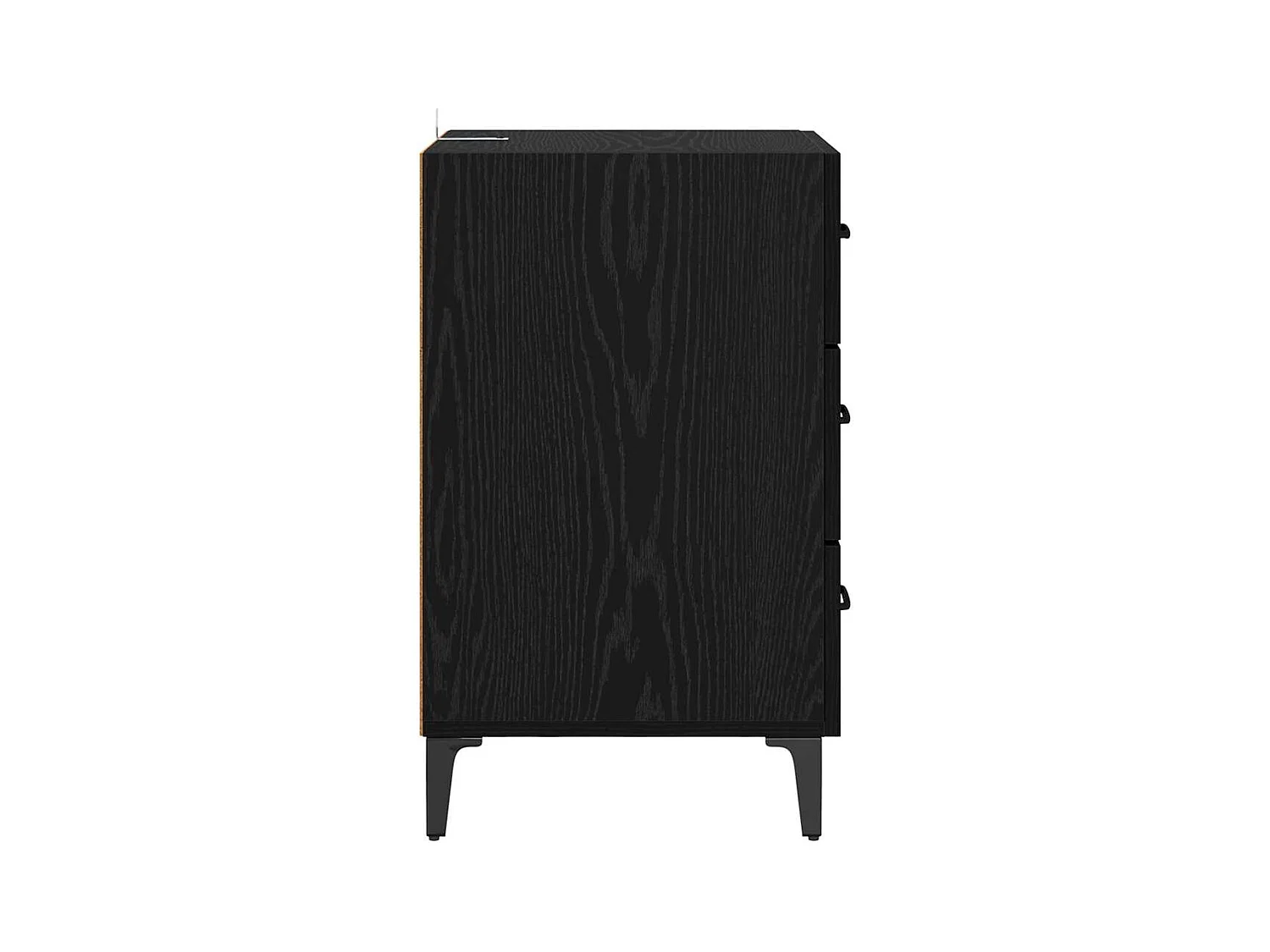 Cabinet de chevet Chêne noir 40 x 40 x 66 cm Bois d'ingénierie