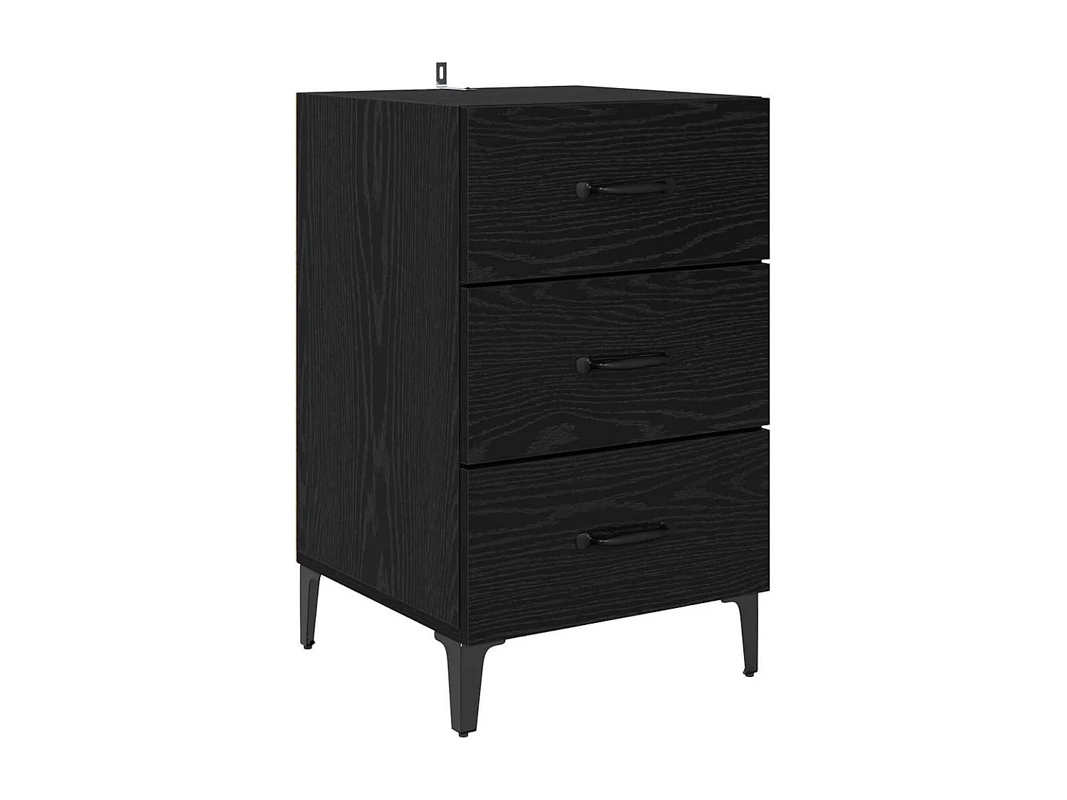 Cabinet de chevet Chêne noir 40 x 40 x 66 cm Bois d'ingénierie