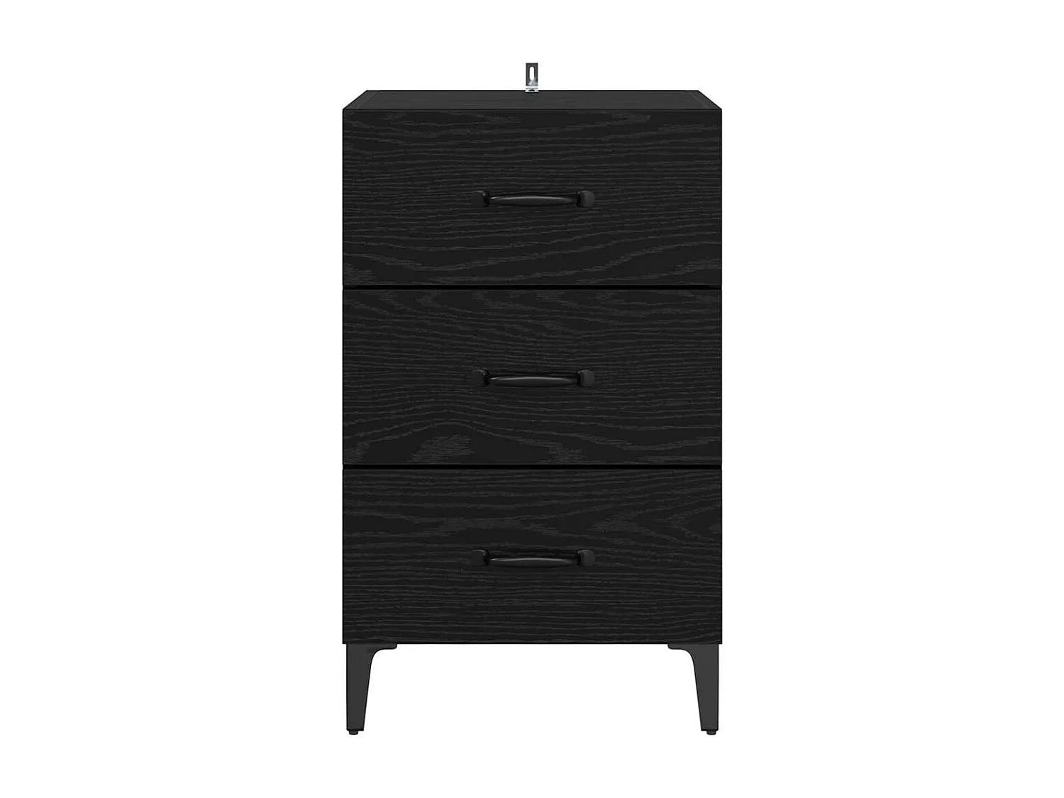 Cabinet de chevet Chêne noir 40 x 40 x 66 cm Bois d'ingénierie