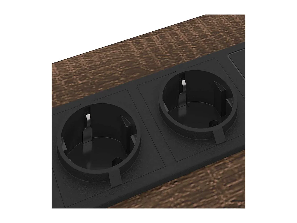 Mesitas de noche 2 uds Roble marrón 42 x 41 x 61 cm