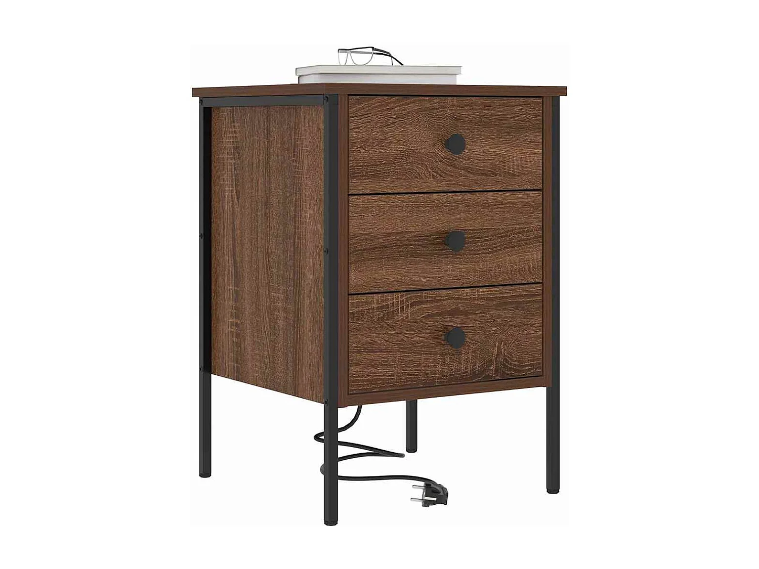 Armoires de chevet 2 pcs Chêne marron 42 x 41 x 61 cm