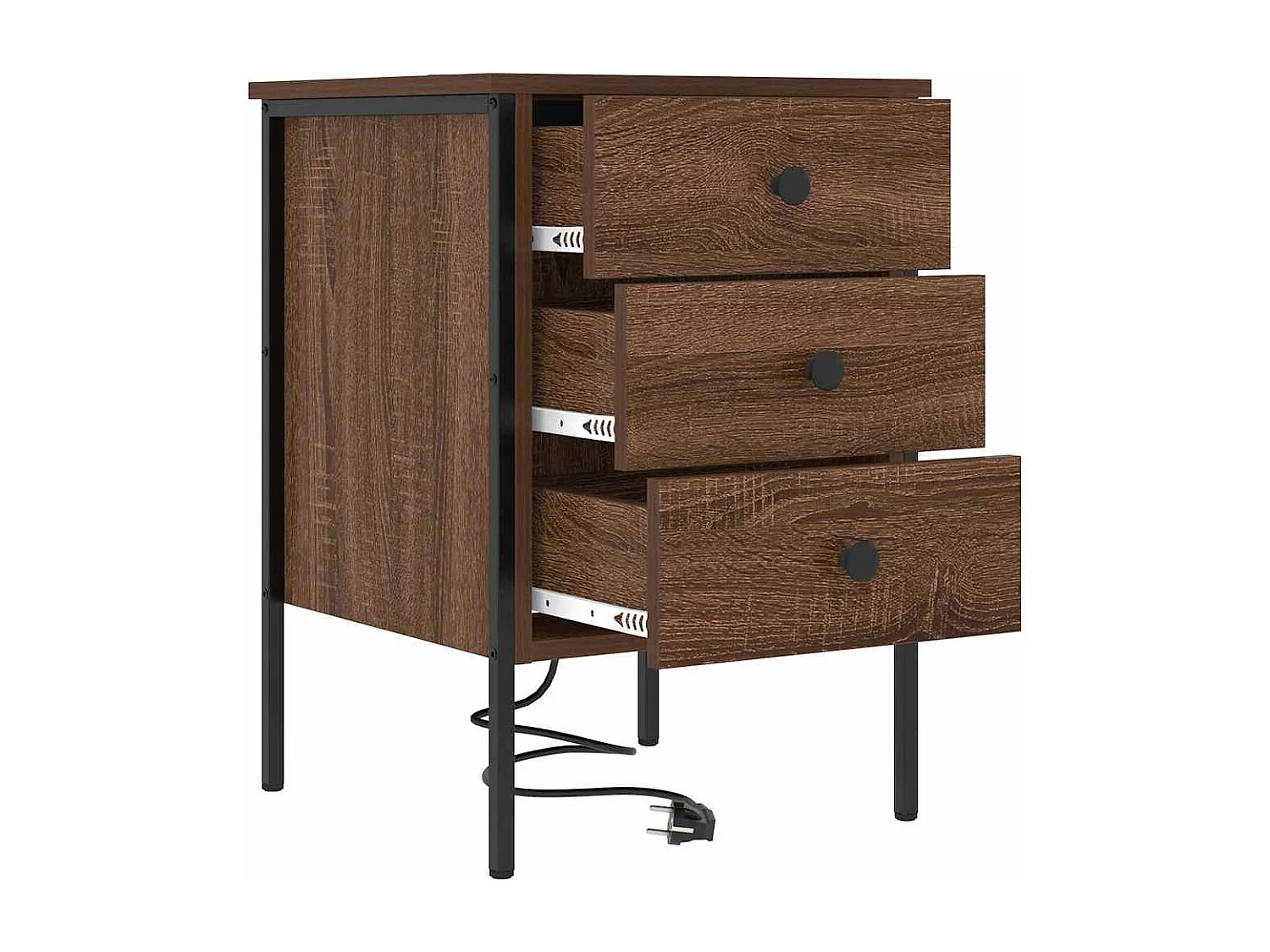 Armoires de chevet 2 pcs Chêne marron 42 x 41 x 61 cm