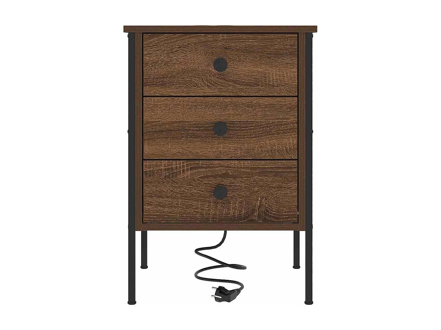 Armoires de chevet 2 pcs Chêne marron 42 x 41 x 61 cm