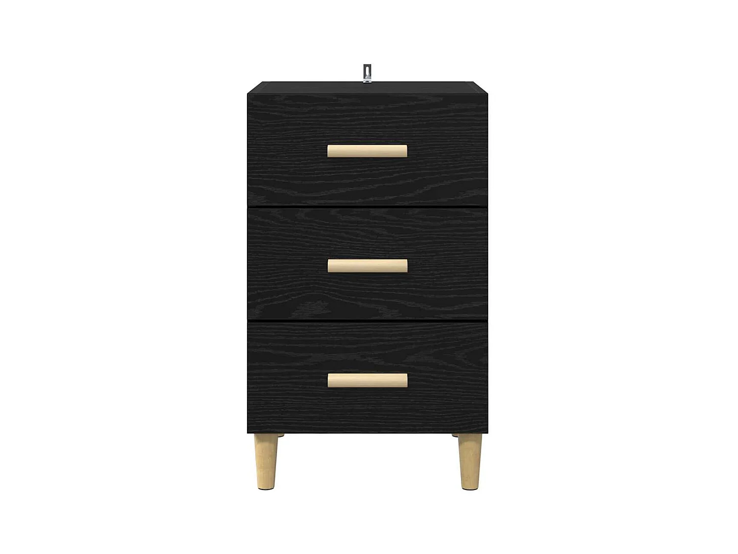 Cabinet de chevet Chêne noir 40 x 40 x 66 cm Bois d'ingénierie