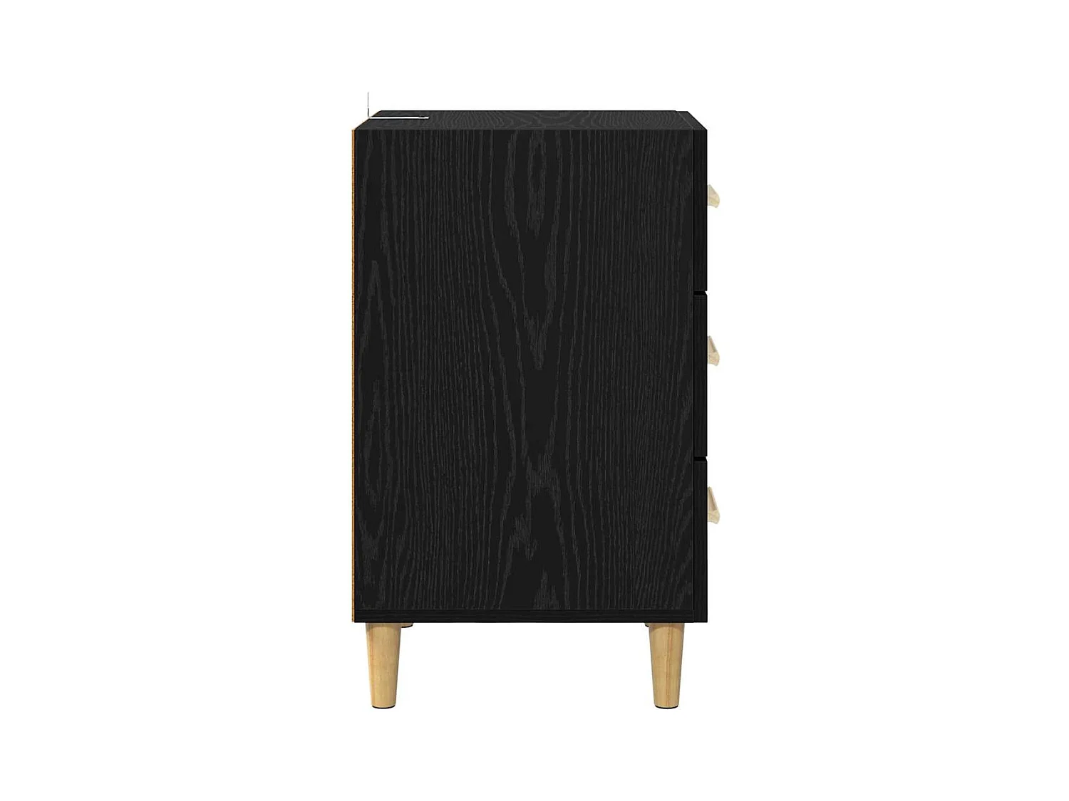 Cabinet de chevet Chêne noir 40 x 40 x 66 cm Bois d'ingénierie