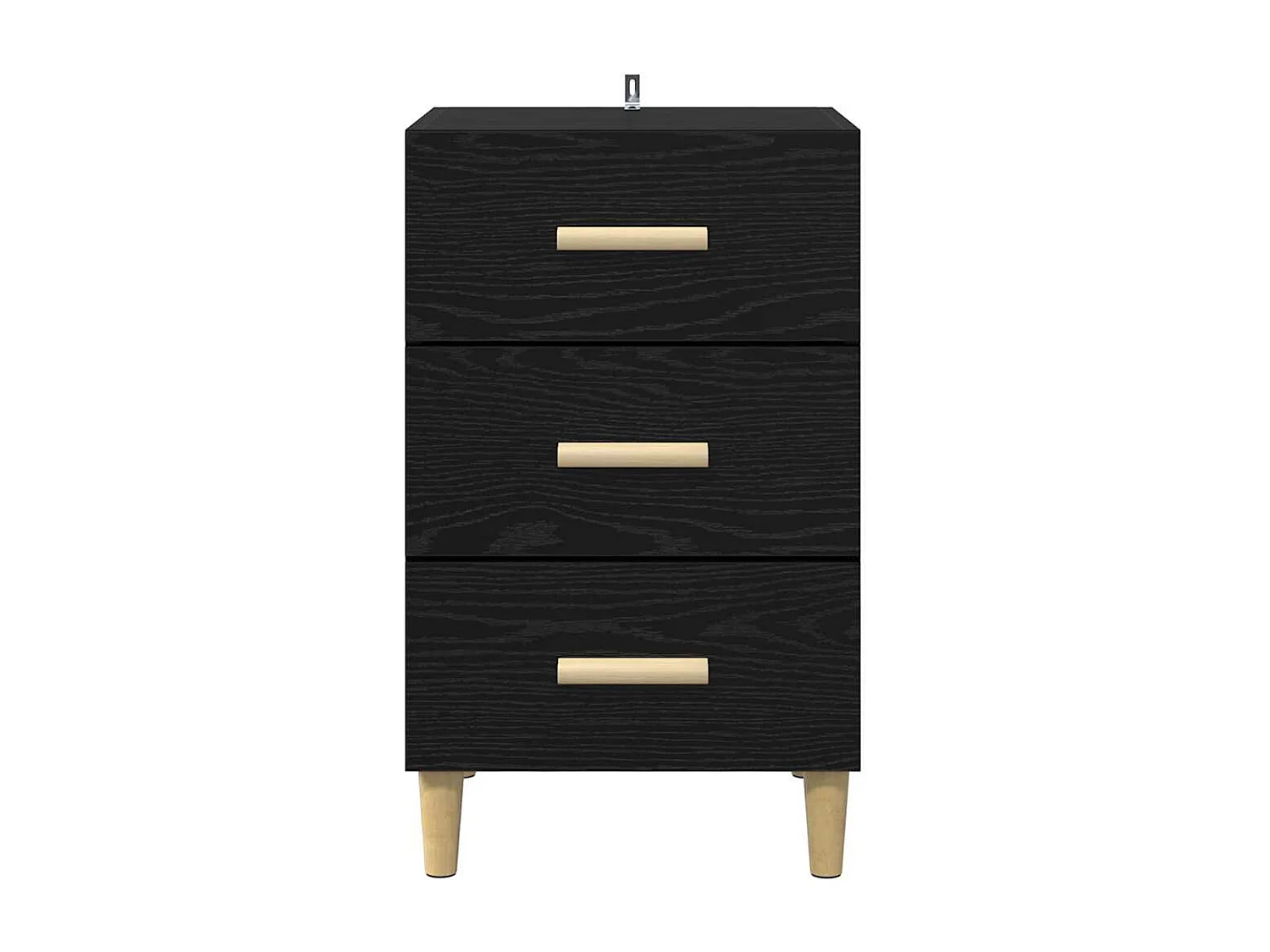 Cabinet de chevet Chêne noir 40 x 40 x 66 cm Bois d'ingénierie