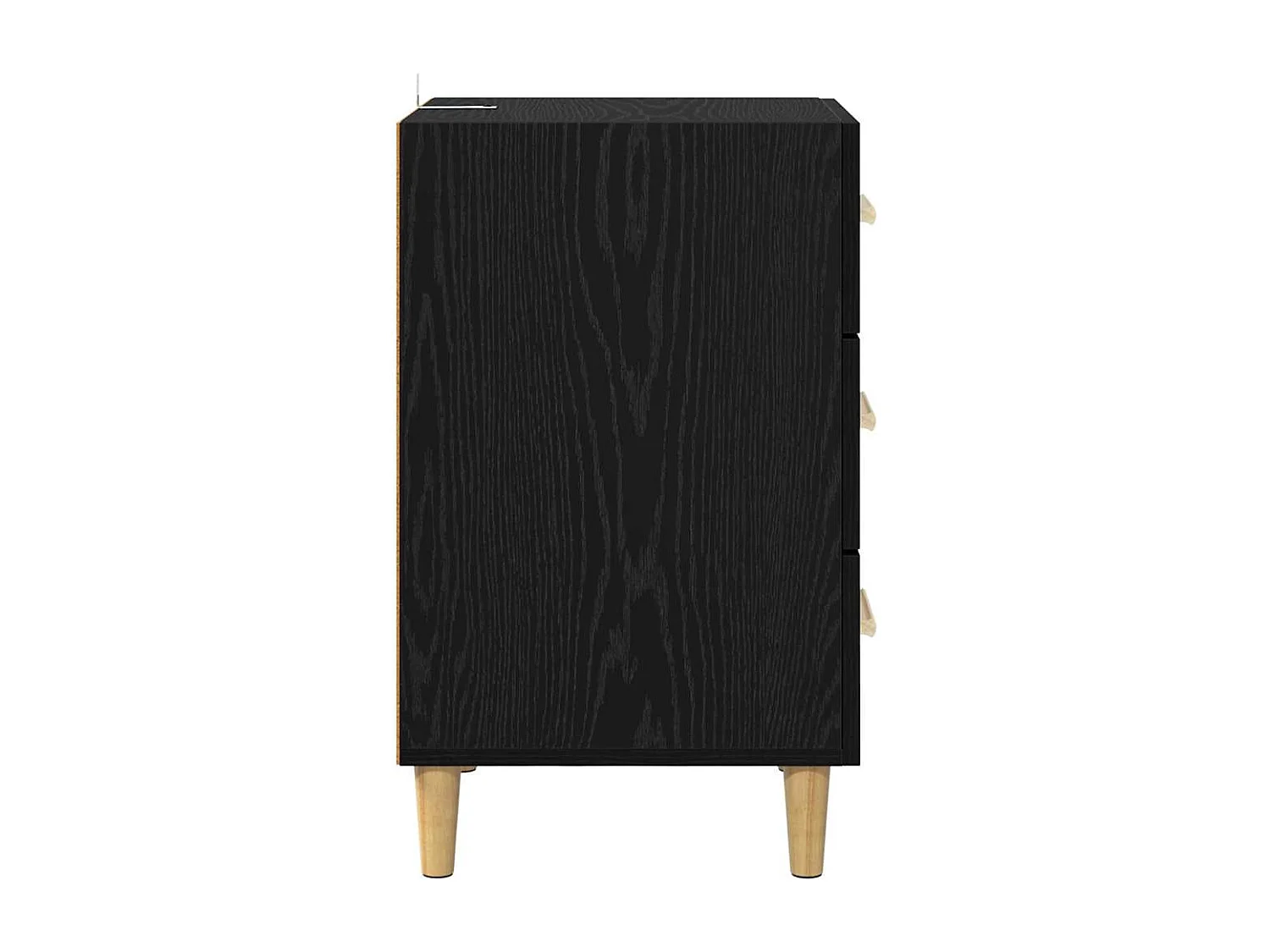 Cabinet de chevet Chêne noir 40 x 40 x 66 cm Bois d'ingénierie