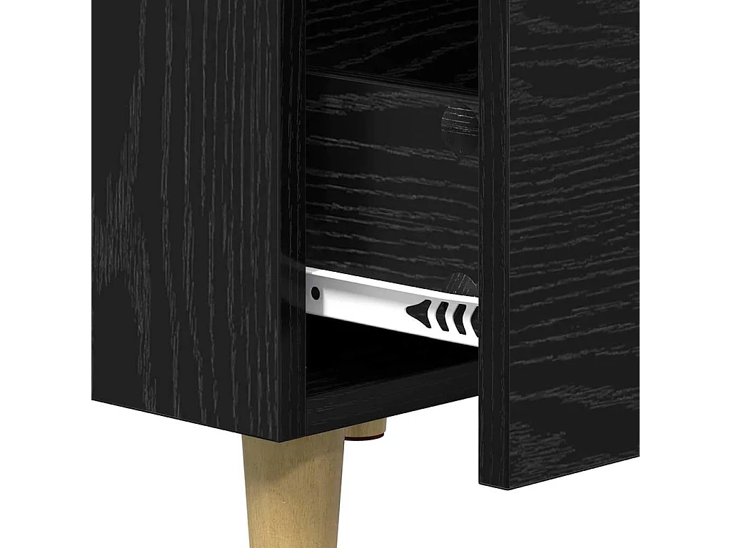 Cabinet de chevet Chêne noir 40 x 40 x 66 cm Bois d'ingénierie