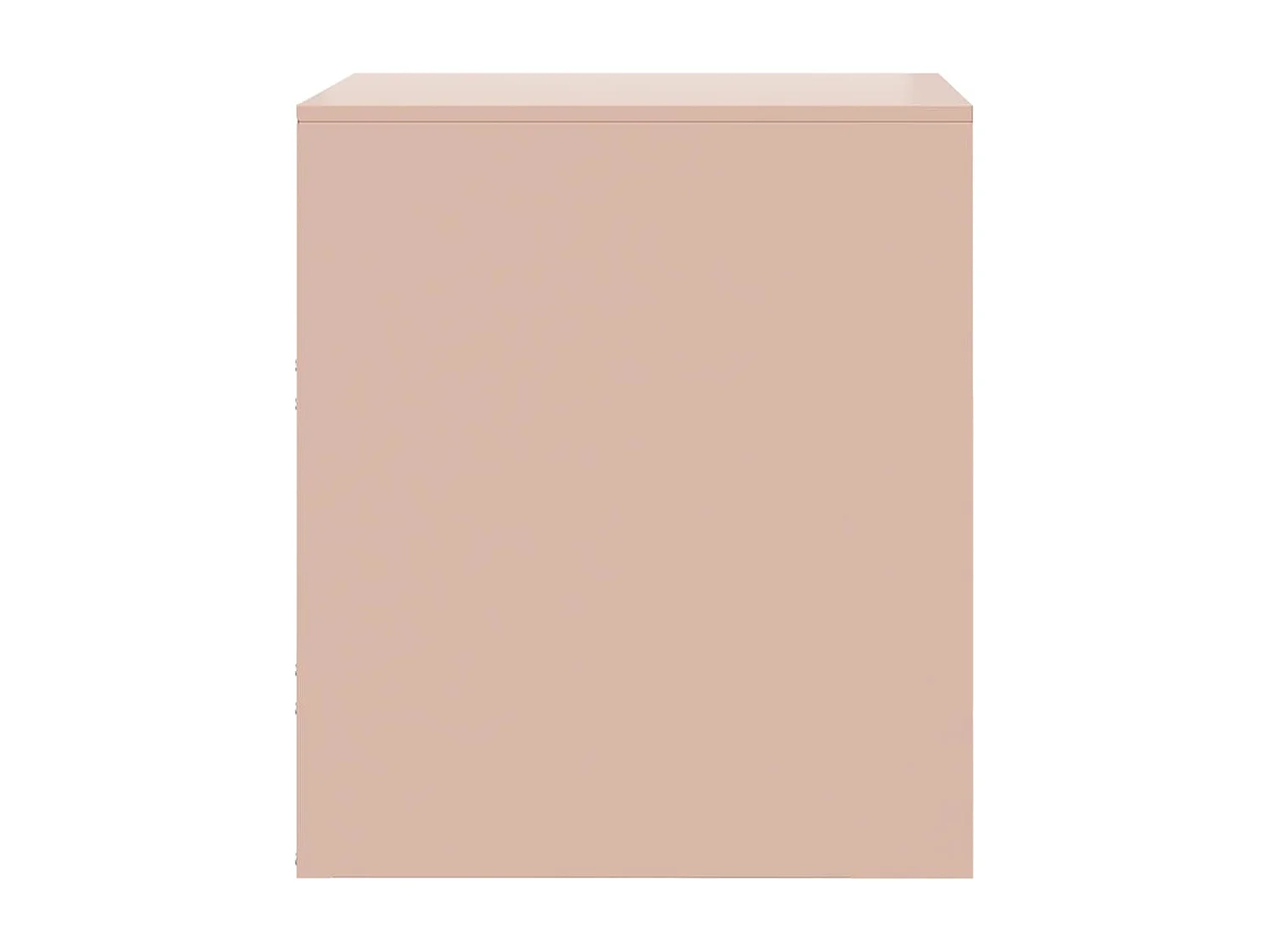 Comodino rosa 34,5x39x44 cm in acciaio