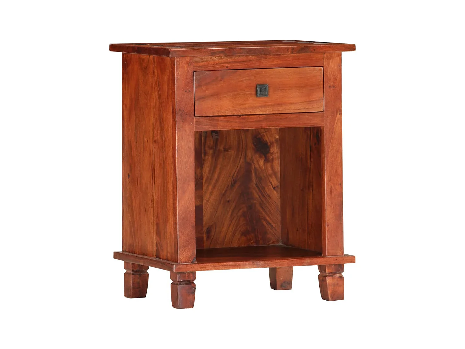 Mesita de noche 40 x 30 x 50 cm Madera maciza de acacia