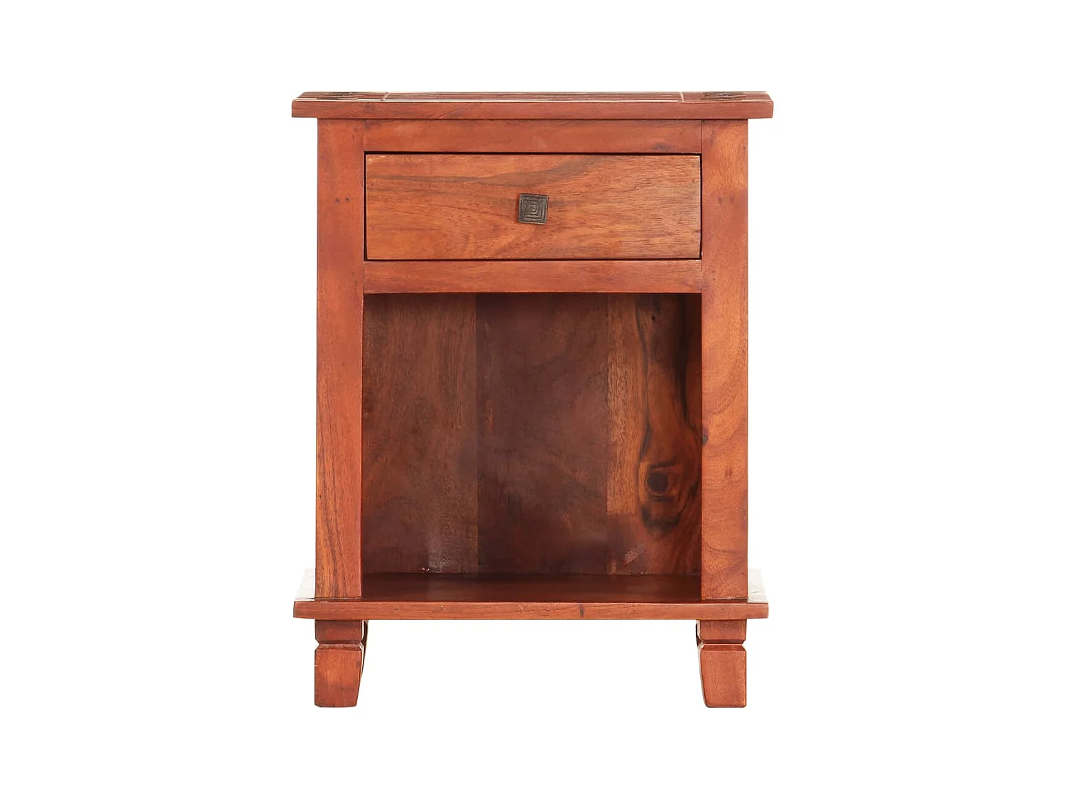 Mesita de noche 40 x 30 x 50 cm Madera maciza de acacia