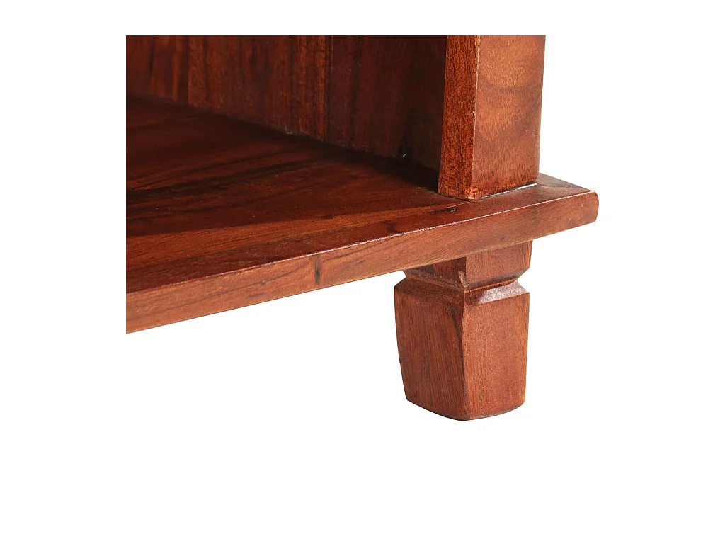 Mesita de noche 40 x 30 x 50 cm Madera maciza de acacia