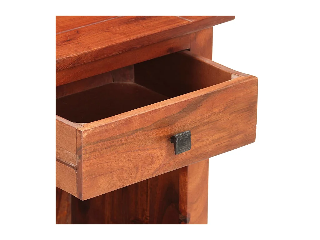 Mesita de noche 40 x 30 x 50 cm Madera maciza de acacia