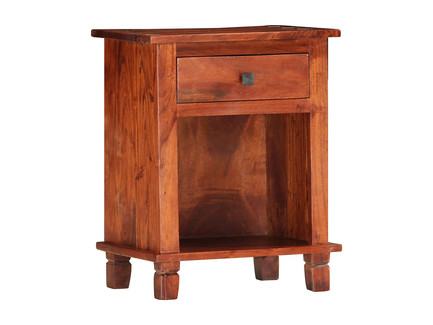 Mesita de noche 40 x 30 x 50 cm Madera maciza de acacia