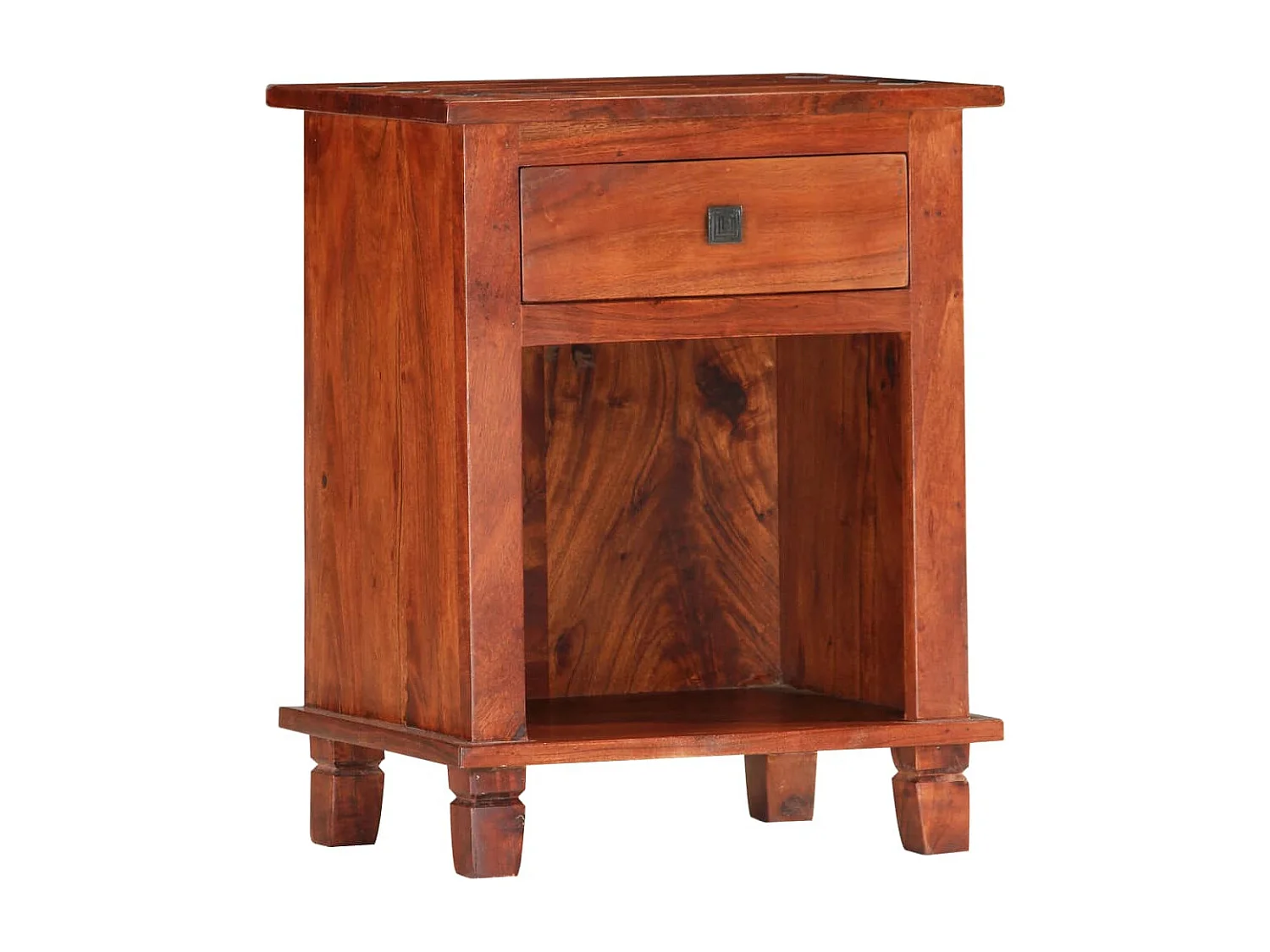 Table de chevet 40 x 30 x 50 cm Bois d'acacia massif