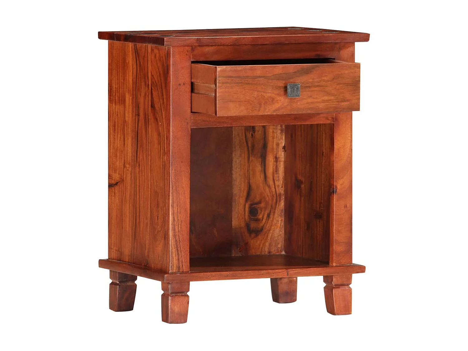 Table de chevet 40 x 30 x 50 cm Bois d'acacia massif