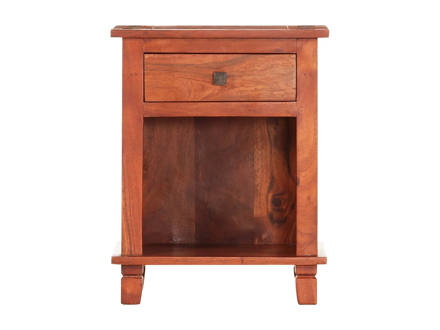 Table de chevet 40 x 30 x 50 cm Bois d'acacia massif