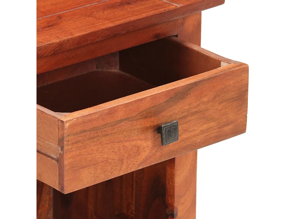 Table de chevet 40 x 30 x 50 cm Bois d'acacia massif