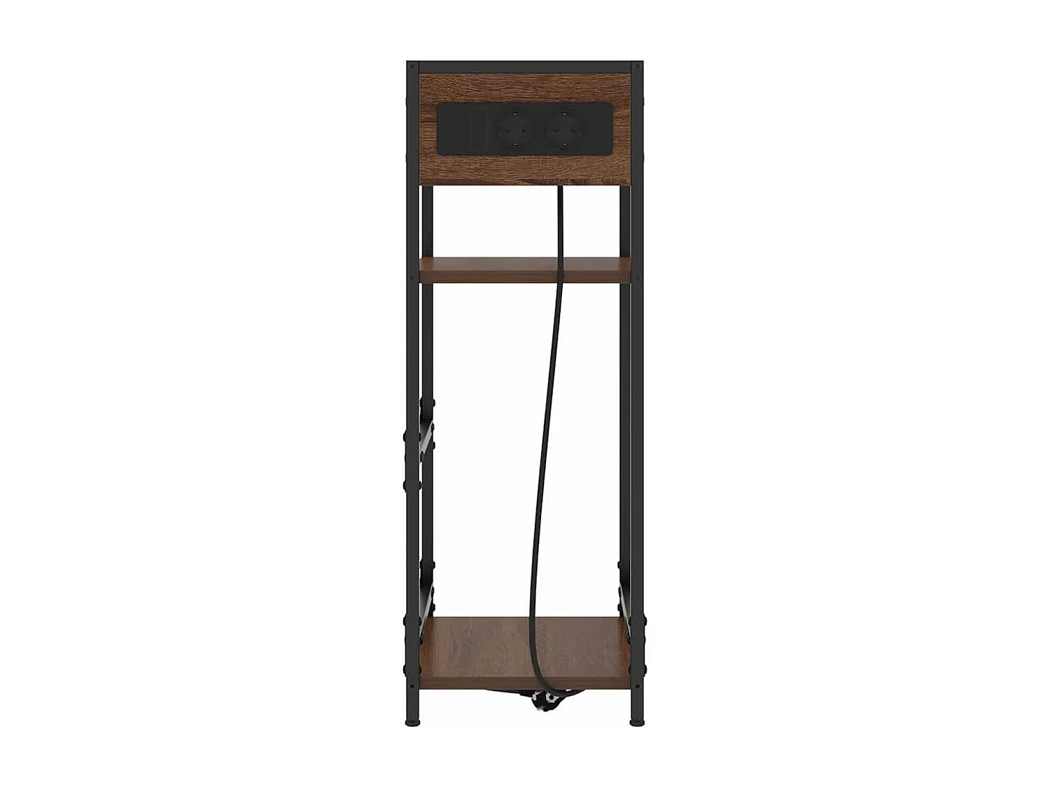 Cabinet de chevet avec tiroir Chêne marron 40 x 27 x 76 cm