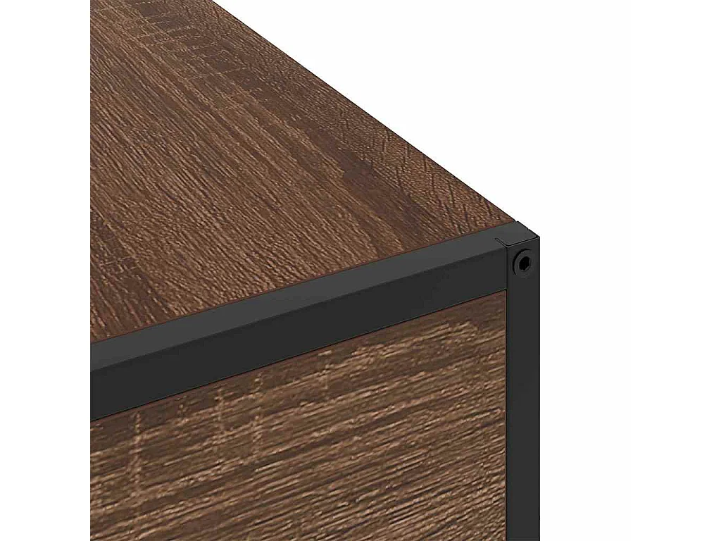 Cabinet de chevet avec tiroir Chêne marron 40 x 27 x 76 cm