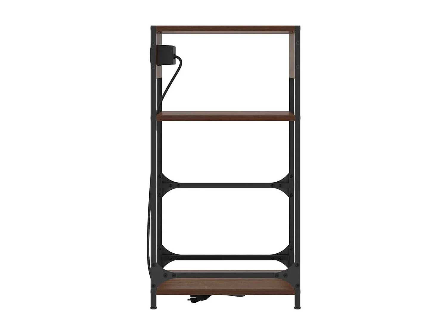 Cabinet de chevet avec tiroir Chêne marron 40 x 27 x 76 cm