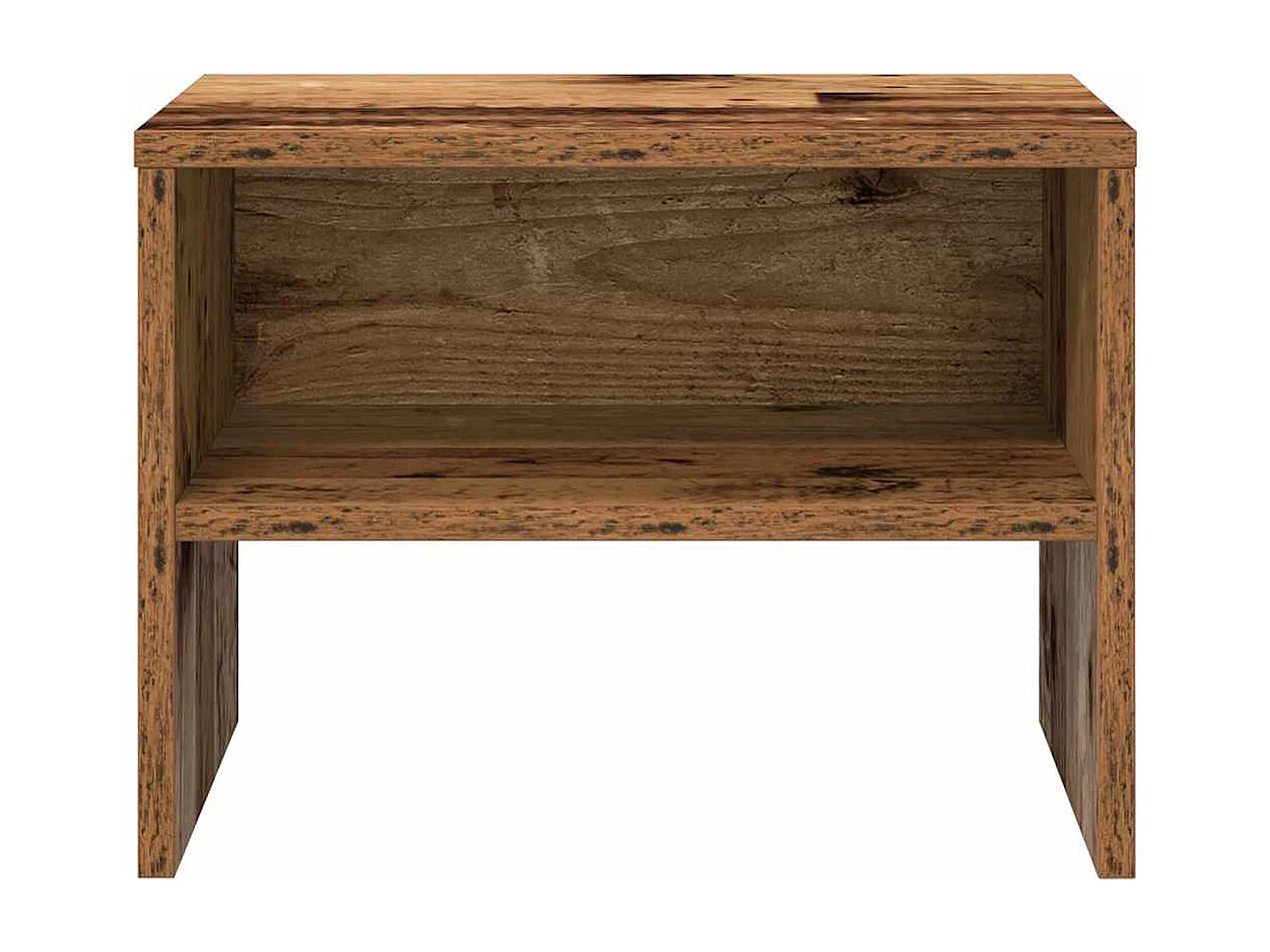 Cabinet de chevet 2 pcs Bois ancien 40 x 40 x 30 cm