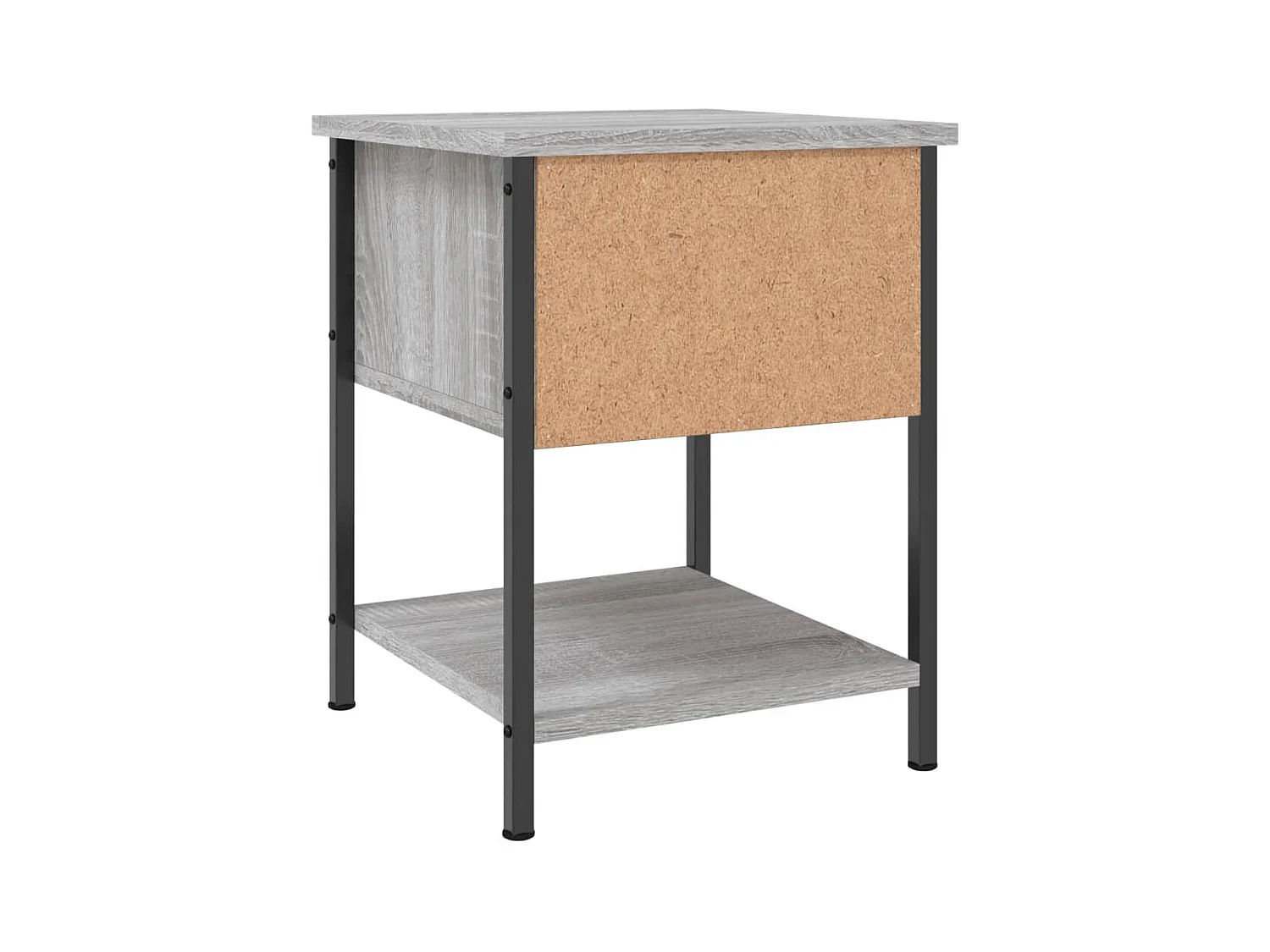 Mesita de noche Sonoma gris 34x35,5x45 cm Madera de ingeniería