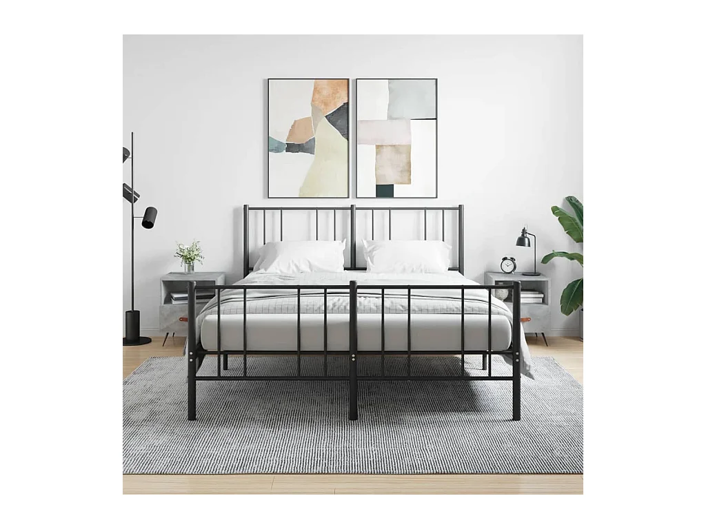 Mesitas de noche 2 piezas gris hormigón 40x35x47,5cm madera de ingeniería