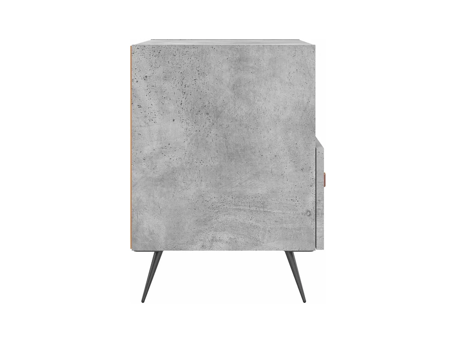 Mesitas de noche 2 piezas gris hormigón 40x35x47,5cm madera de ingeniería