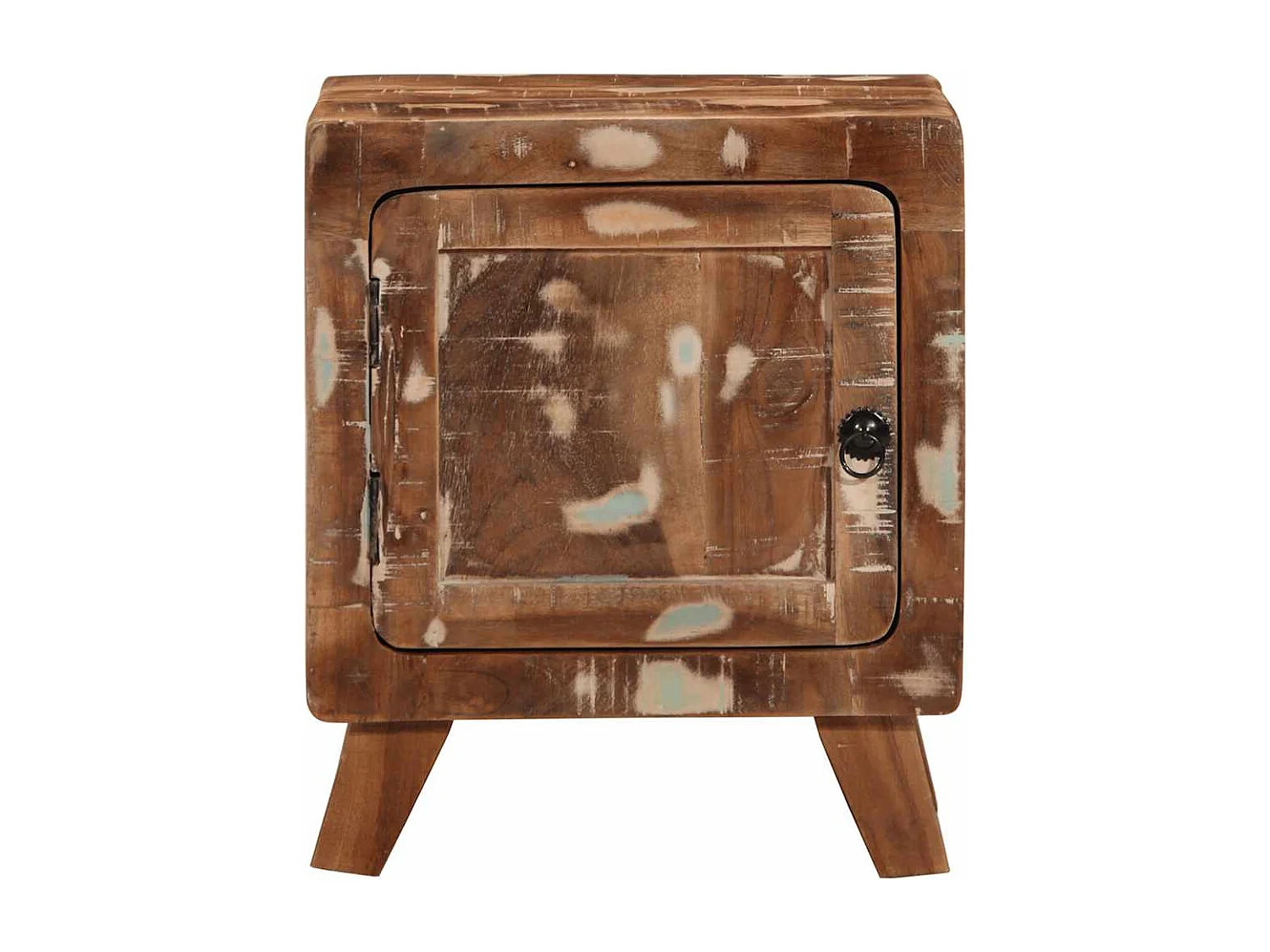 Comodino 40x32x46 cm in legno massello di recupero