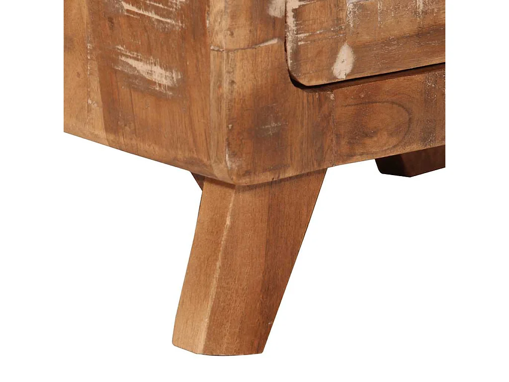 Comodino 40x32x46 cm in legno massello di recupero