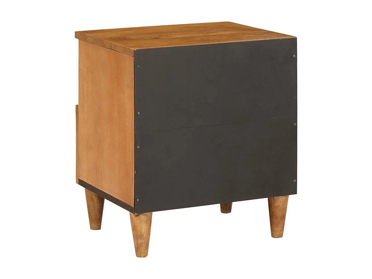 Table de chevet avec tiroir Marron clair 40 x 33 x 46 cm