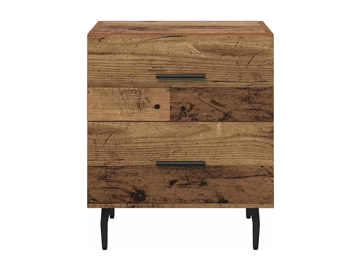 Cabinet de chevet avec tiroir Bois ancien 40 x 35 x 47.5 cm