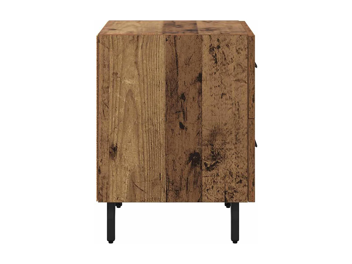 Cabinet de chevet avec tiroir Bois ancien 40 x 35 x 47.5 cm