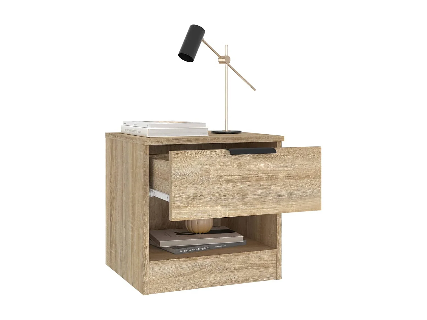 Tables de chevet 2 pcs Chêne Sonoma Bois d'ingénierie