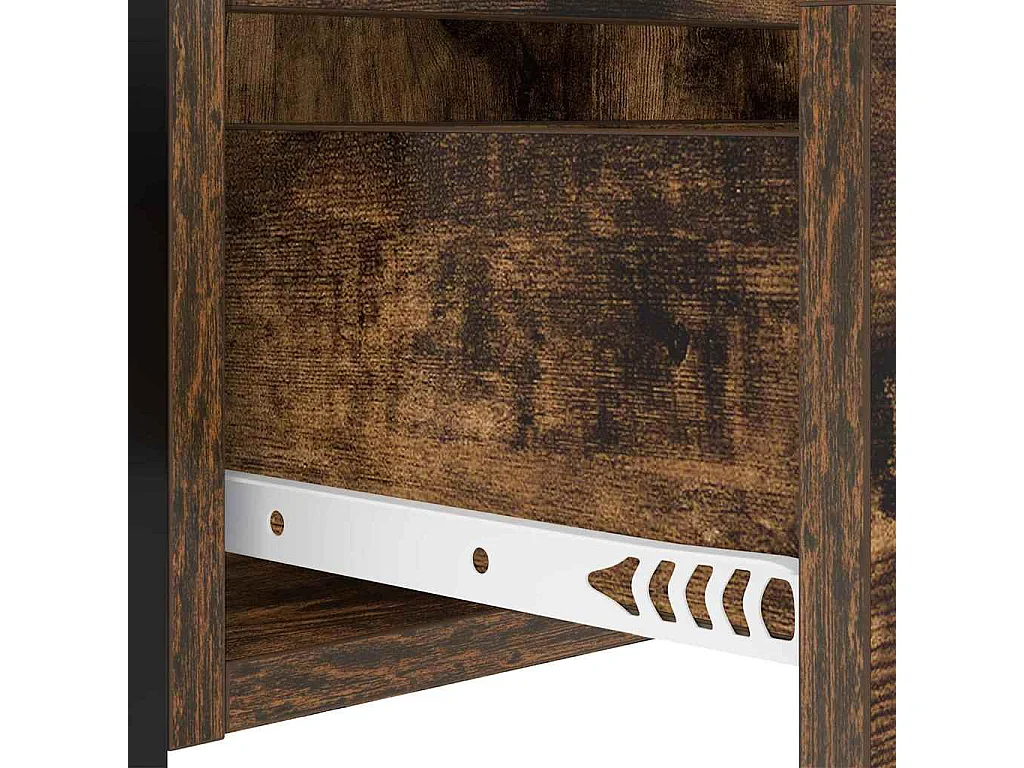 Cabinet de chevet Chêne fumé 40 x 31 x 60 cm Bois d'ingénierie