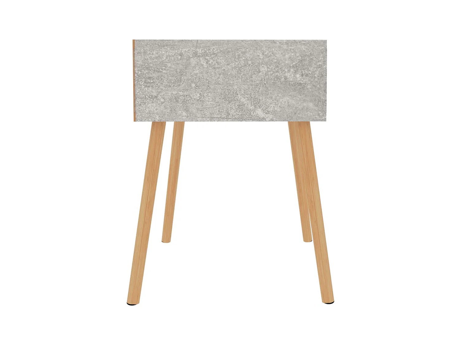 Mesita de noche Gris hormigón 40x40x56 cm Madera de ingeniería