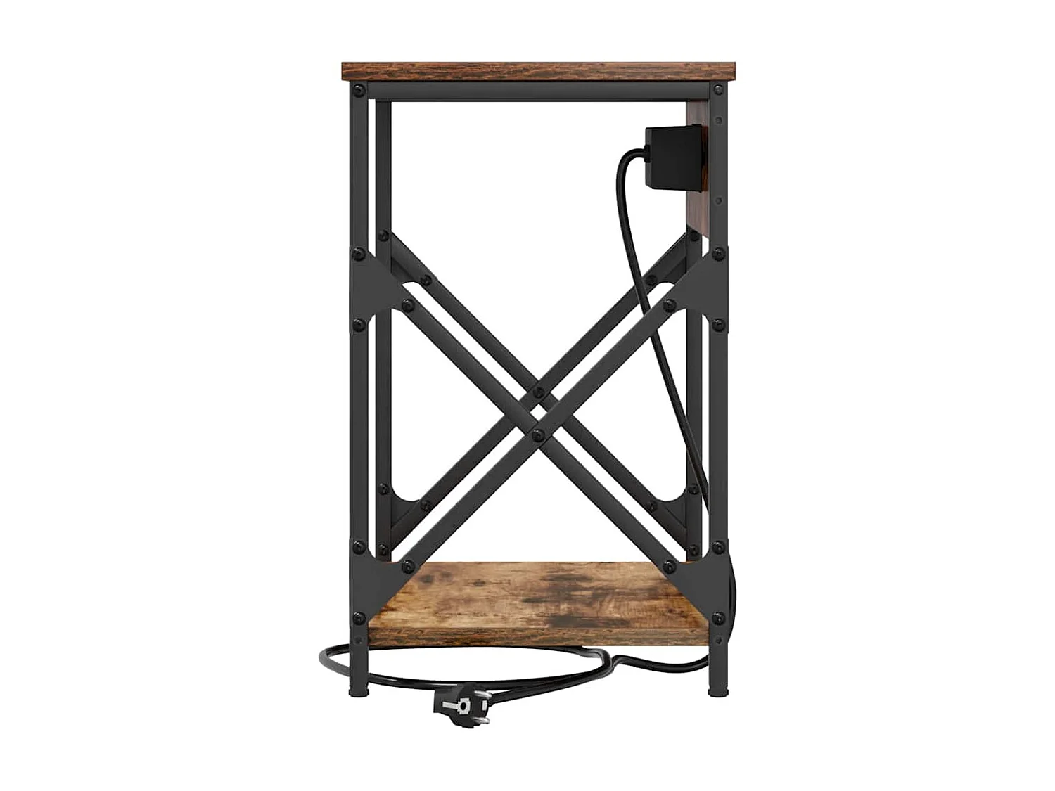 Cabinet de chevet Chêne fumé 41 x 31 x 51 cm Bois d'ingénierie