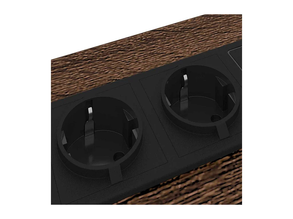 Nachtkastjes 2 stuks Bruin eiken 41 x 31 x 51 cm