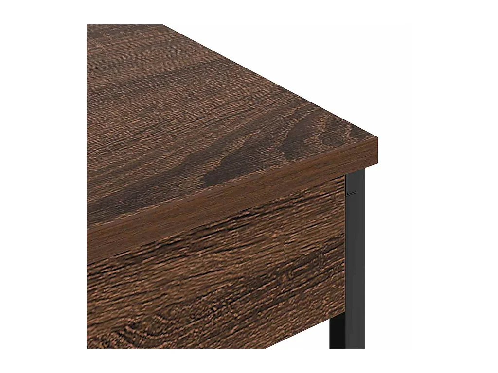 Nachtkastjes 2 stuks Bruin eiken 41 x 31 x 51 cm