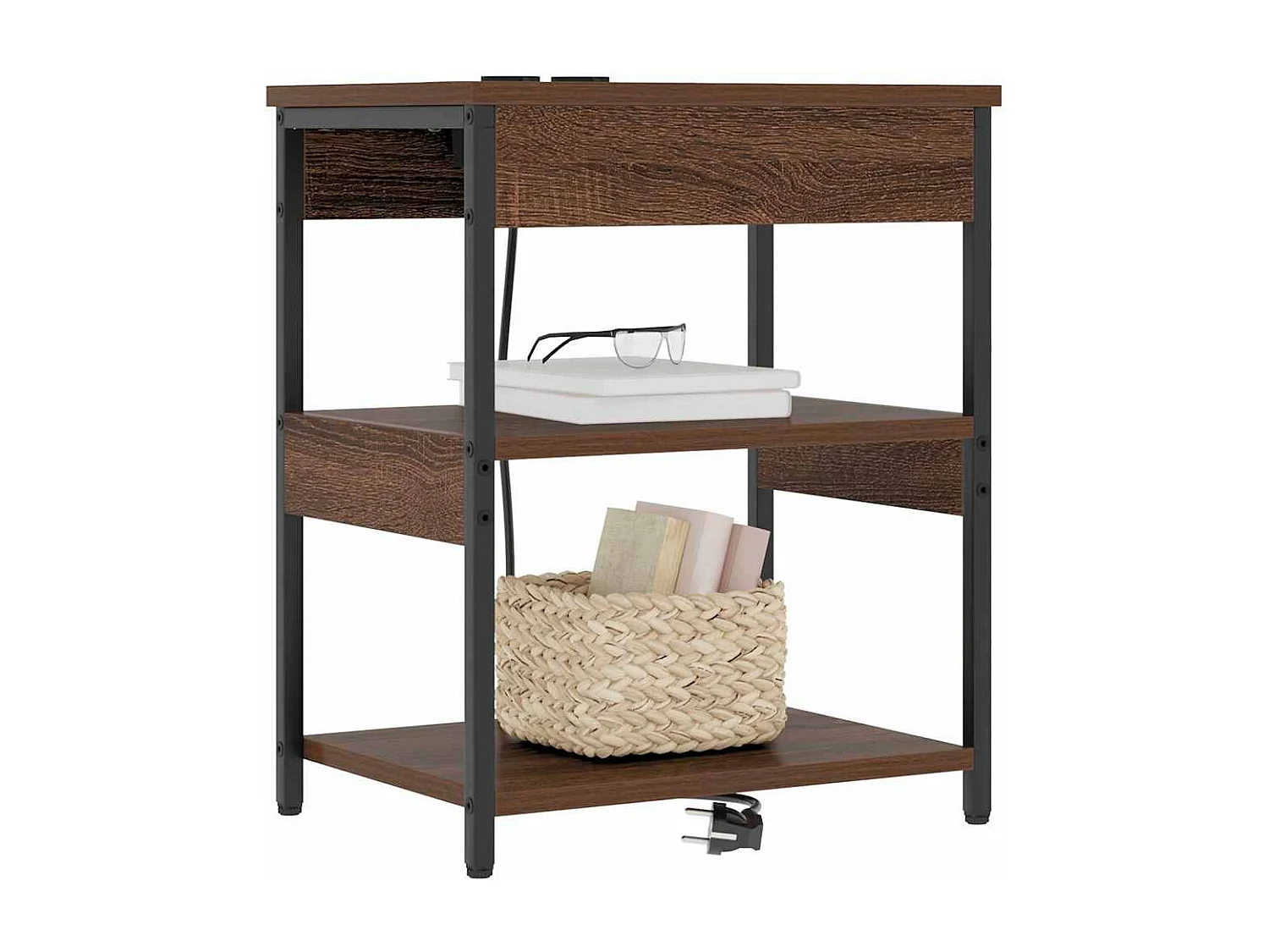 Armoires de chevet 2 pcs Chêne marron 41 x 31 x 51 cm