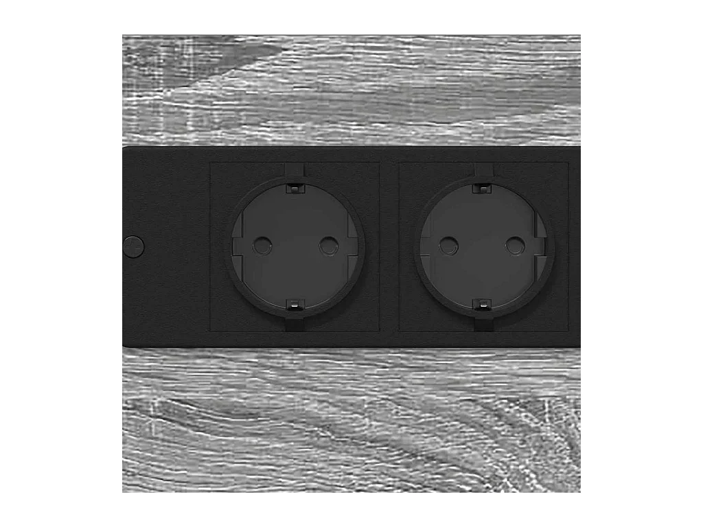 Comodino con cassetto Sonoma grigio 41,5 x 26 x 60,5 cm