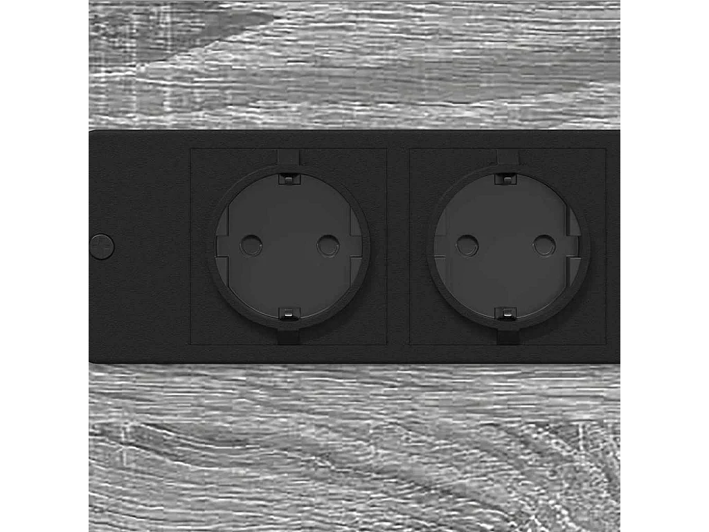 Mesilla de noche con cajón Sonoma gris 41,5 x 26 x 60,5 cm