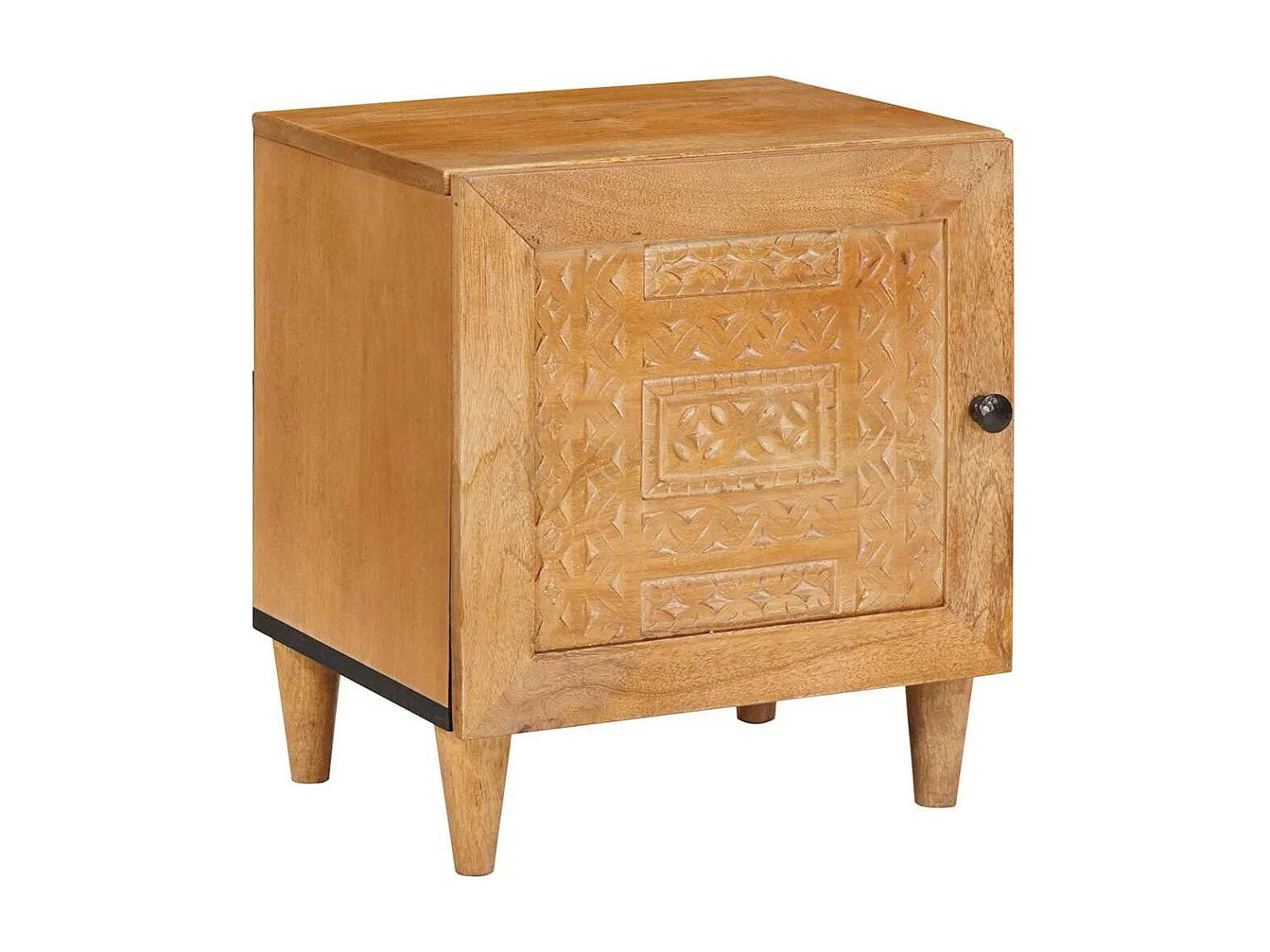 Table de chevet Marron clair 40 x 33 x 46 cm