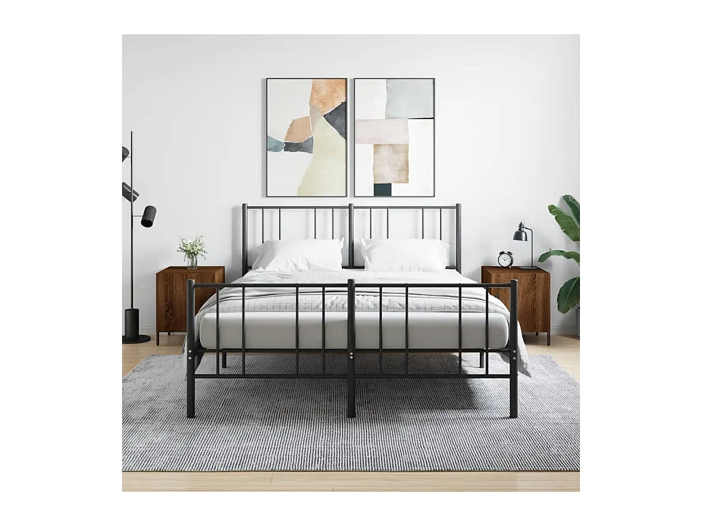 Comodini 2 pezzi rovere marrone 40x40x50cm legno ingegnerizzato