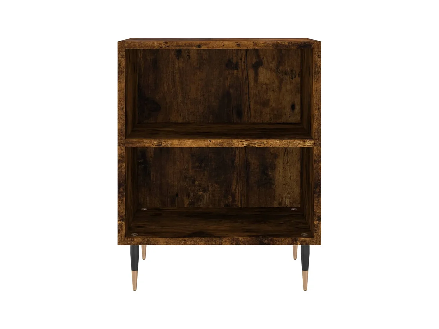 Mesitas de noche 2 piezas roble ahumado 40x30x50 cm madera de ingeniería