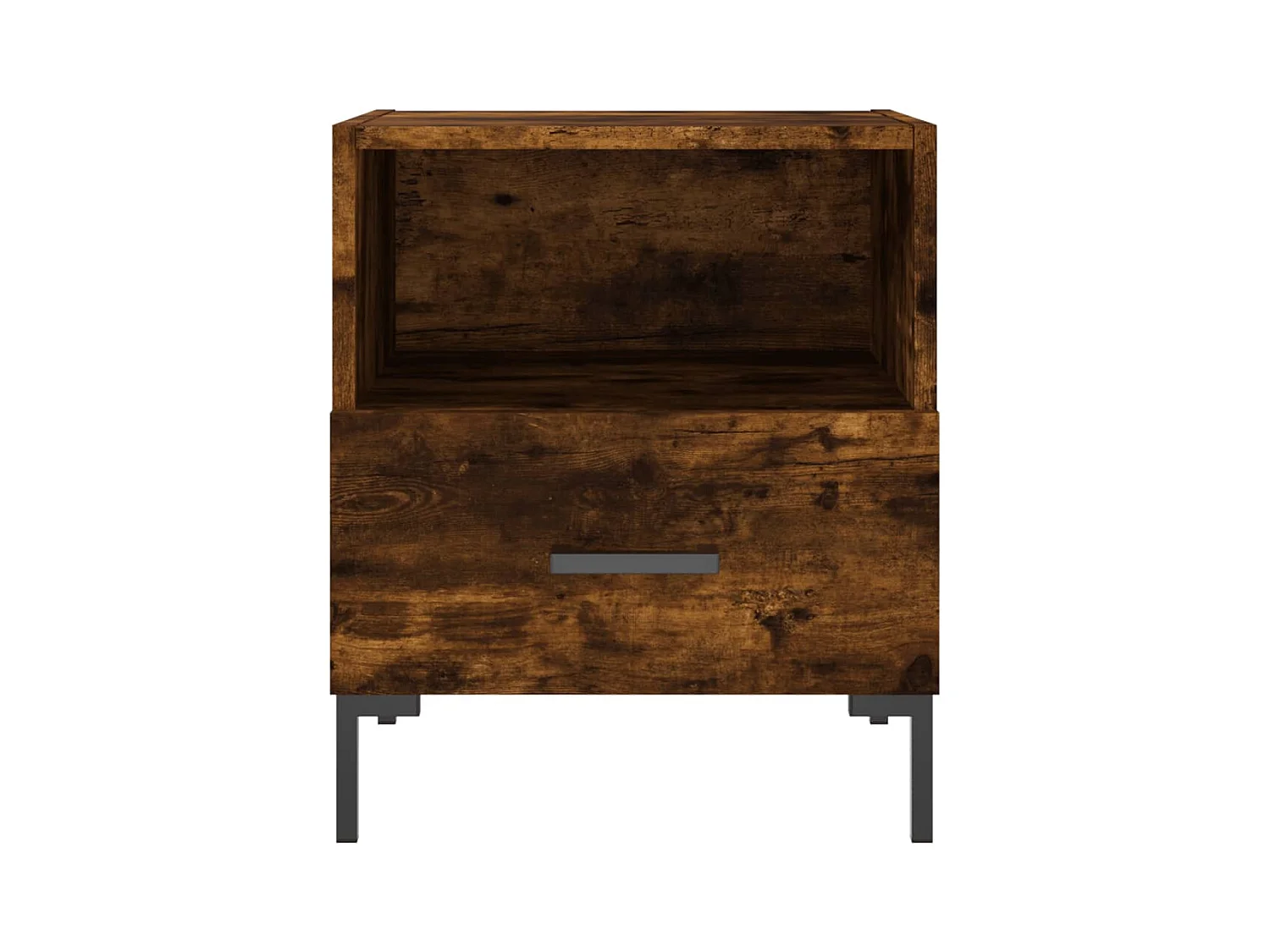 Tables de chevet 2pcs chêne fumé 40x35x47,5cm bois d’ingénierie